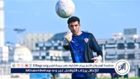 محمد عواد يظهر في مدرجات ستاد السلام لمؤازرة الزمالك أمام بتروجيت
