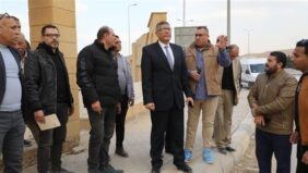 محافظ الجيزة يتفقد مشروعات التطوير بمحيط المتحف المصري الكبير والممشى السياحي