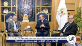 لهذا السبب..رئيس جامعة المنصورة يستقبل رئيس جامعة السويس