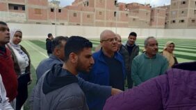 محافظ القليوبية يتفقد عدد من مشروعات مبادرة حياه كريمة بشبين القناطر