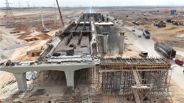 تقدم أعمال تنفيذ خط سكة حديد الروبيكي/ العاشر من رمضان/ بلبيس