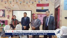 في أول أيام الفصل الدراسي الثاني جولة ميدانية لمتابعة مدارس إدارات أبشواي وشرق وغرب الفيوم التعليمية