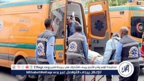 مصرعه طالبه اصطدمت بها سيارة ملاكى نتيجة عبورها الطريق بمركز طهطا بسوهاج