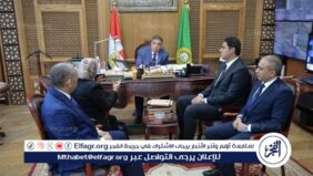 محافظ الدقهلية يستقبل ممثلي التنمية المحلية والاتصالات لمتابعة منظومة حصر وإدارة أصول وأملاك الدولة