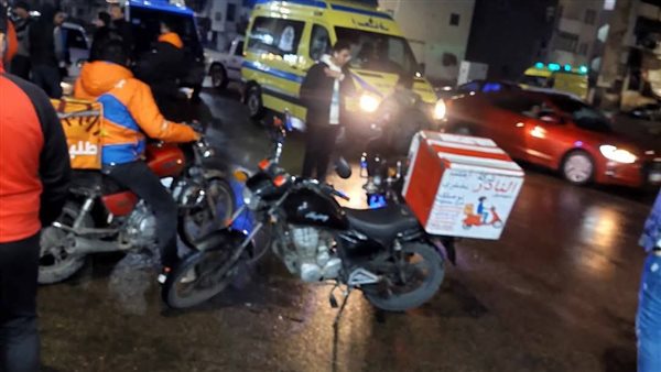 انقلاب ميكروباص بسبب السرعة الزائدة داخل محافظة بورسعيد.. وإصابة عامل دليفري