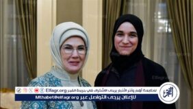 عاجل| أول صورة رسمية.. زوجة الشرع تظهر لأول مرة بجانب زوجة أردوغان