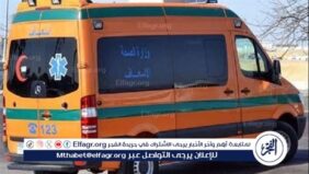 وفاة عامل وإصابة 2 آخرين إثر تصادم ملاكي بتروسيكل بالمنيا