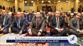 محافظ بني سويف يشهد إحتفالية الأوقاف بليلة النصف من شعبان