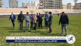 محافظ الدقهلية:سرعة الانتهاء من أعمال المرحلة الأولى لتطوير ورفع كفاءة ملعب استاد المنصورة