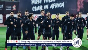 الأهلي يختتم استعداداته لمباراة بتروجت في الدوري المصري