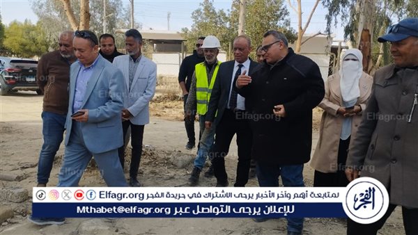 زيارة مفاجئة لرئيس مياه أسيوط لمتابعة المشروعات بمركز الفرافرة بالوادى الجديد
