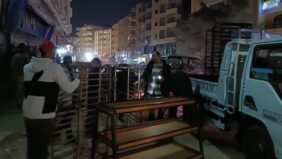 رفع ١٦٠٠ حالة اشغال للمقاهي والمنشآت التجارية بالبوابة الأولي والثانية بحدائق الأهرام