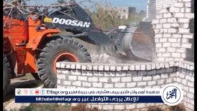 إزالة 6 حالات تعدٍّ بالبناء على الأراضي الزراعية وأراضي أملاك الدولة بالقنطرة غرب الإسماعيلية