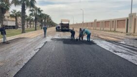 وزير الإسكان يتابع مشروعات تطوير الطرق والمرافق والمبادرة الرئاسية  سكن لكل المصريين  ببرج العرب الجديدة