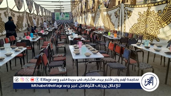 بتقدم 2000 وجبة للصائمين   الفجر من داخل أكبر مائدة إفطار فى الصعيد بأسيوط
