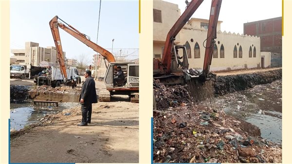 محافظ المنوفية: رفع ما يزيد عن 15 ألف طن تراكمات مخلفات الترع والمجاري المائية