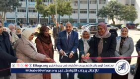 نائب رئيس جامعة الأزهر يفتتح معرض الأسر المنتجة بكلية التجارة بنات بأسيوط